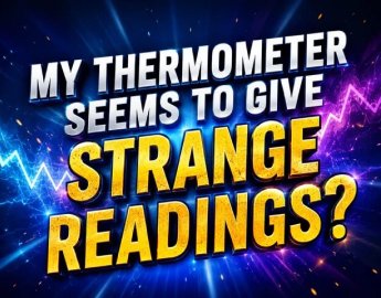 My thermometer seems to give strange readings?