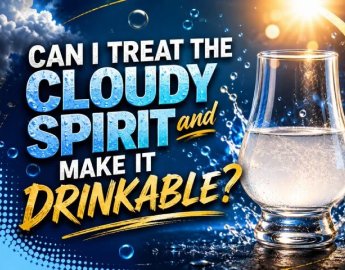 Can I treat the cloudy spirit and make it drinkable?