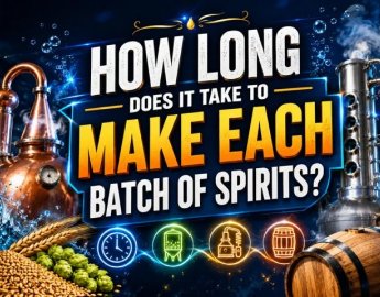 How long does it take to make each batch of spirits?