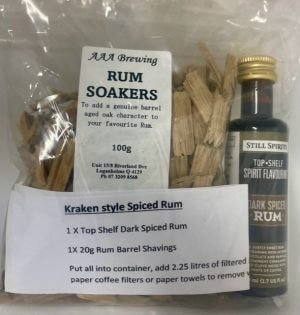 Aussie Brewer Recipe Packs - Kraken Style Spiced Rum