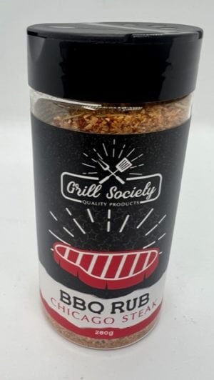 Grill Society BBQ Rub -Chicago Steak - 280g.