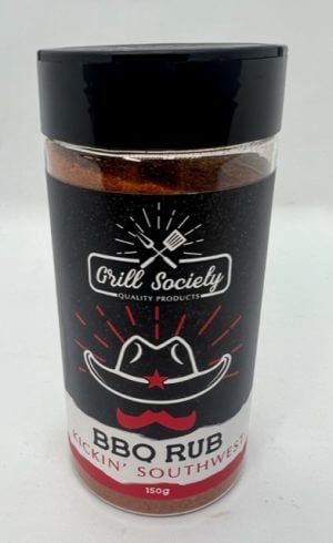 Grill Society BBQ Rub - Kickin' Southwest - 150g.