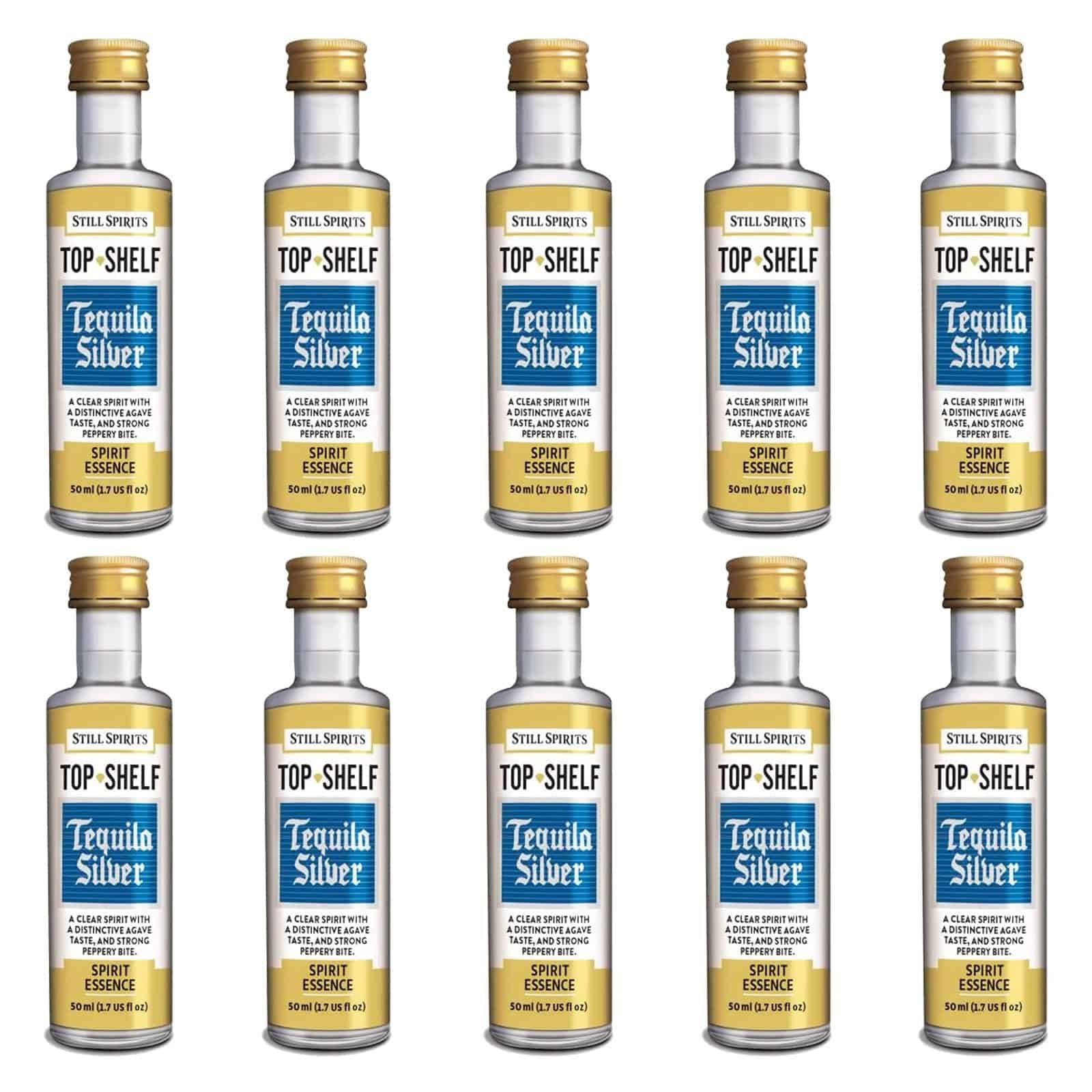 Top Shelf Tequila Silver 10 pack