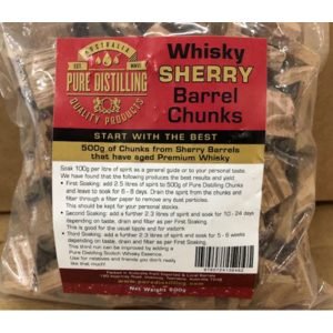 Whisky Sherry Barrel Chunks 500g (Pure Distilling)