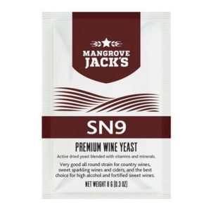 SN9 Wine Yeast 8g - Mangrove Jacks (General Purpose Yeast)