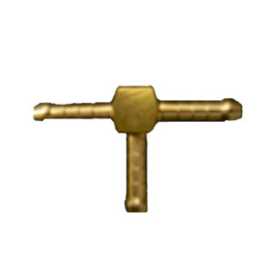 Brass T-Piece 6mm